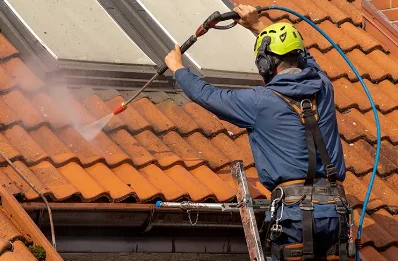 Démoussage et hydrofuge de toiture à Fussey